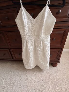 Classic White Lace Slip Dress